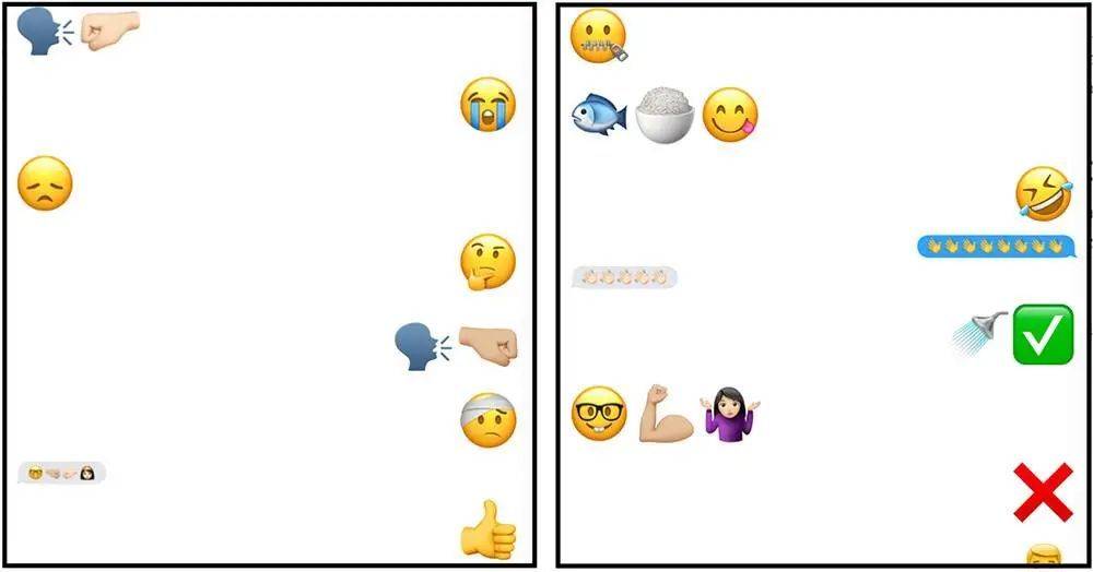 编辑 Stephen Cognetta 与朋友尝试只用 Emoji 表情交流. 图片来自：Hackernoon<br>