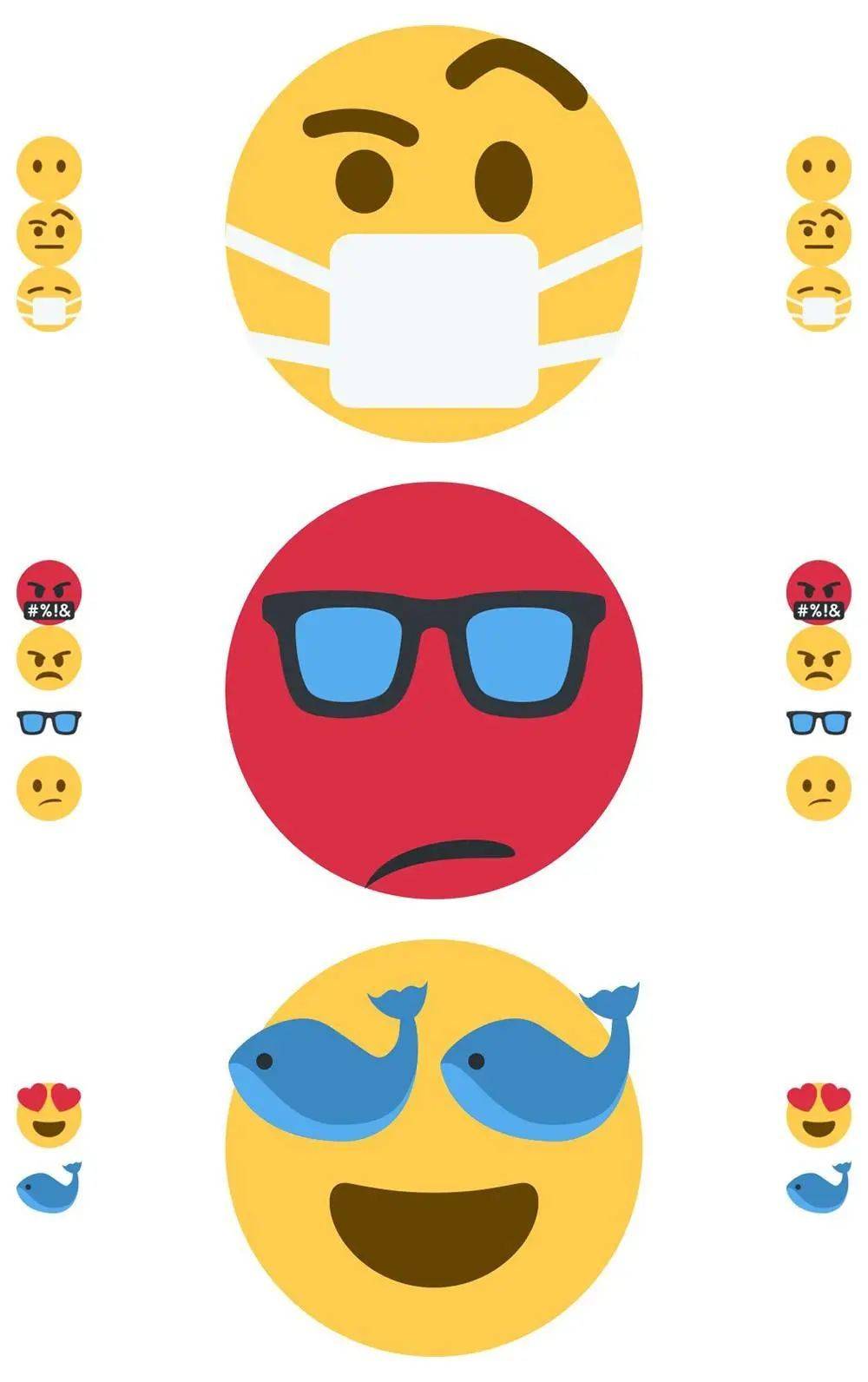 “Emoji 混搭表情机器人”作品. 图片来自：Twitter<br>