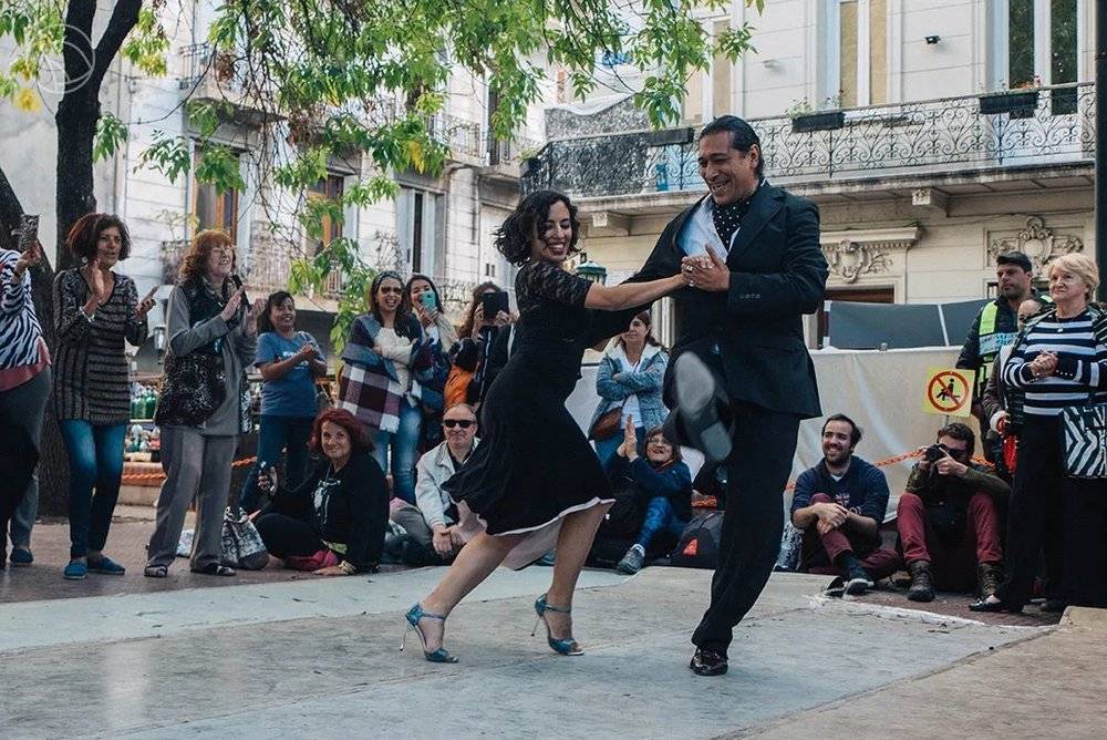 2018年，布宜诺斯艾利斯街头的舞蹈<br>