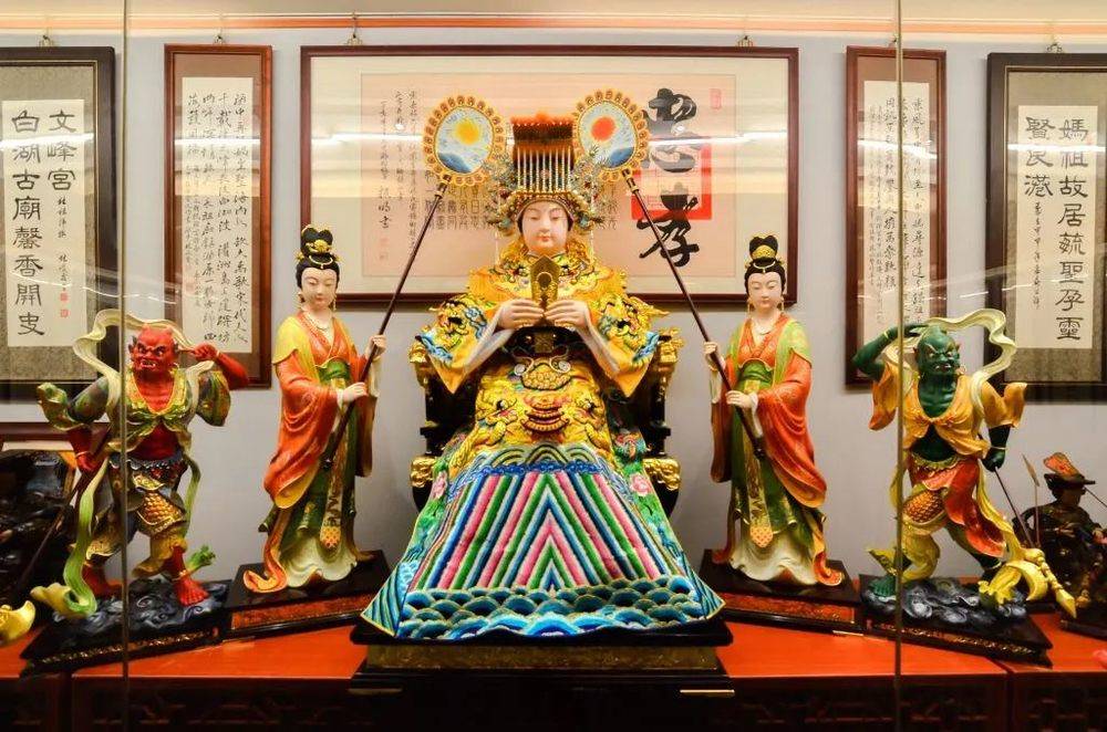 妈祖神像，图源：金华山妈祖文物馆<br>