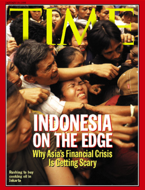 时代1998年1月刊：印尼到了崩溃边缘<br>