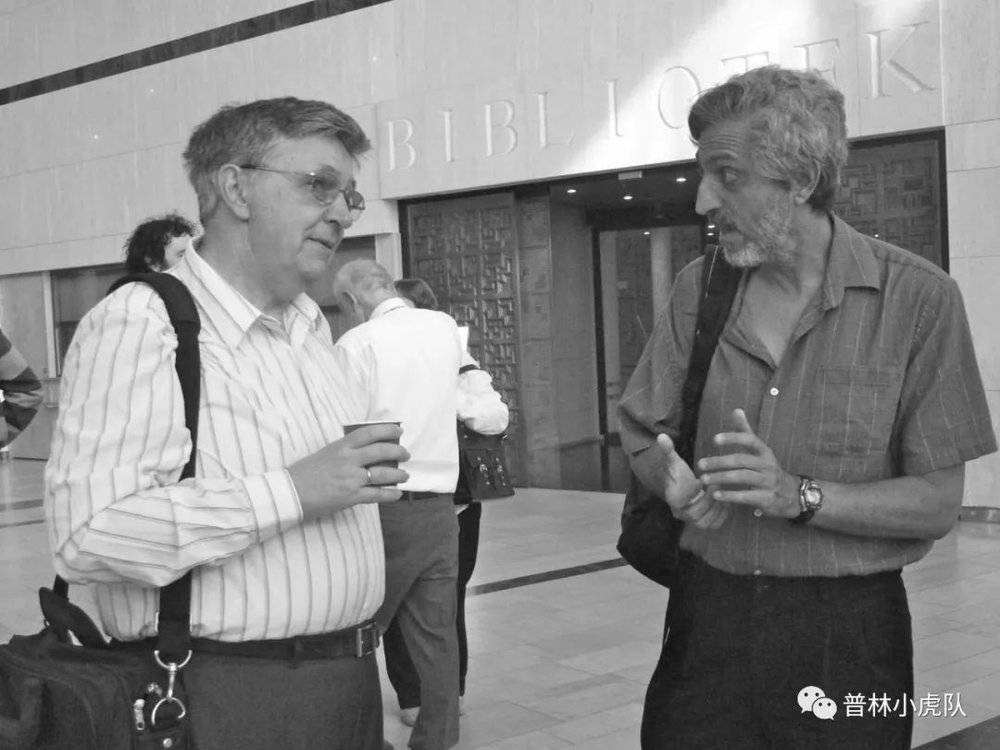2012年，洛瓦兹和维格森出席阿贝尔奖颁奖演说<br>