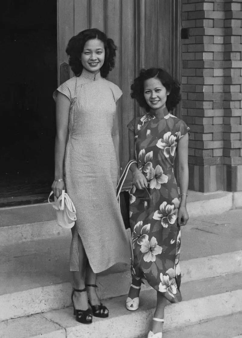 在有关传统文化的爱好中，廉子雎找到了伙伴，图为1940年代末穿鱼嘴高跟鞋的中国摩登女郎