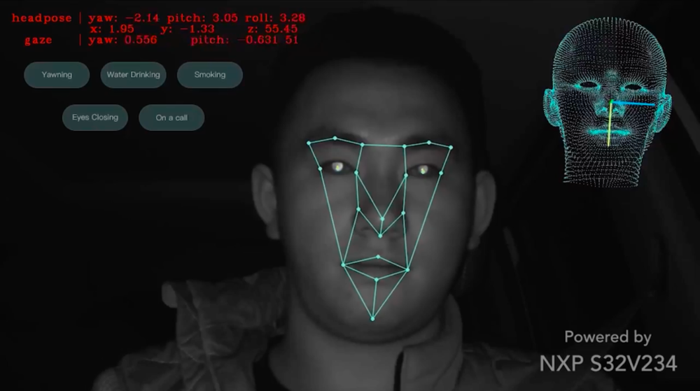 恩智浦为自动驾驶研发的 DMS 系统｜NXP