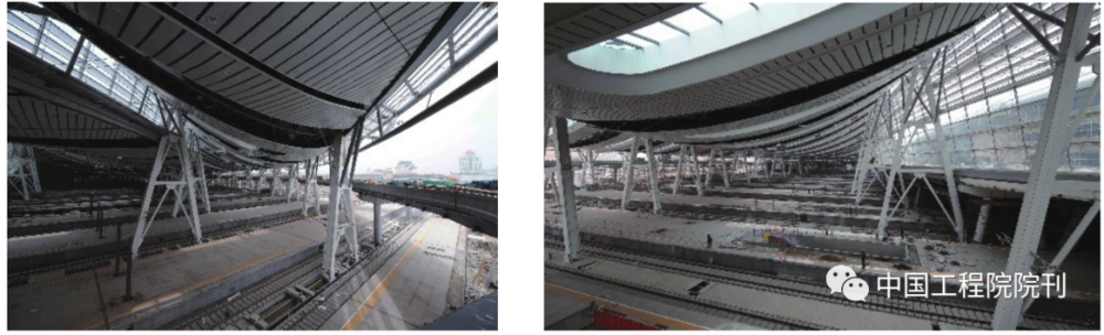 图3 施工过程中的北京南站<br>