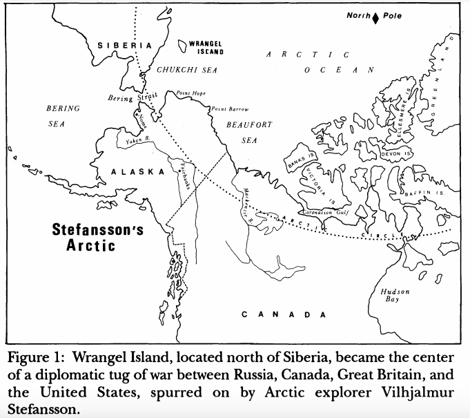 • 斯特凡森的探险引发了俄国、英属加拿大、美国对该岛的争夺