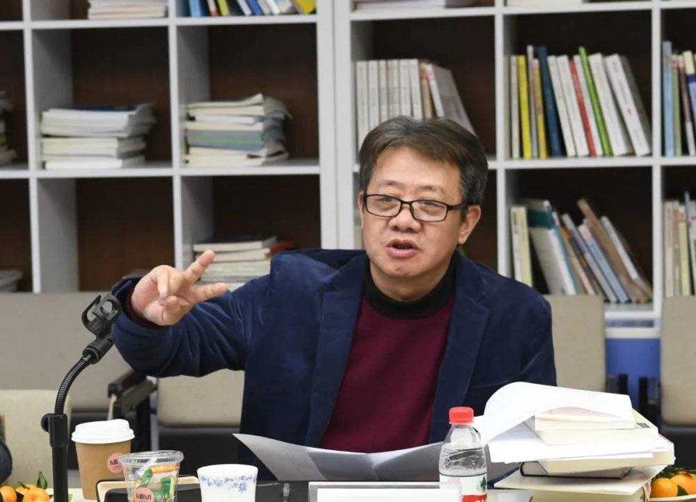 2018年11月27，刘擎在华东师范大学出版社参加年度好书评选<br>