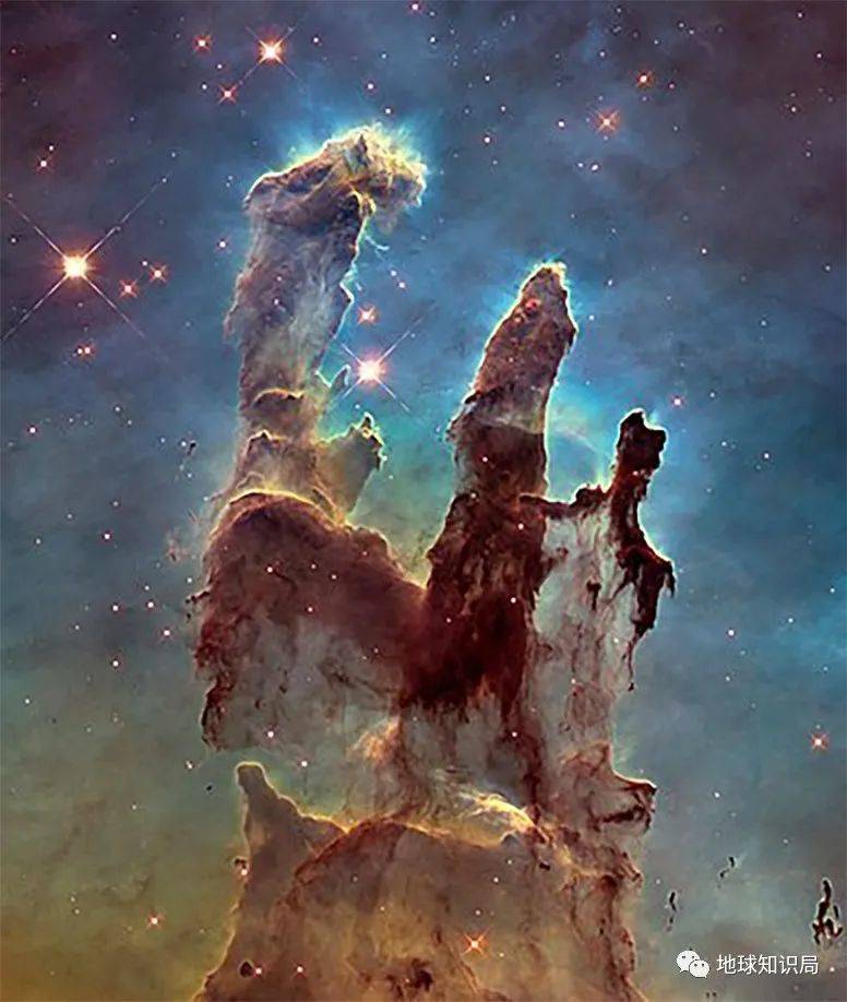 哈勃望远镜拍摄的著名影像“创生之柱”