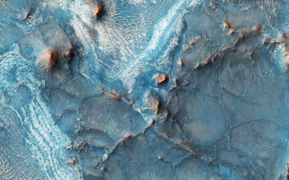 火星尼利槽沟区域