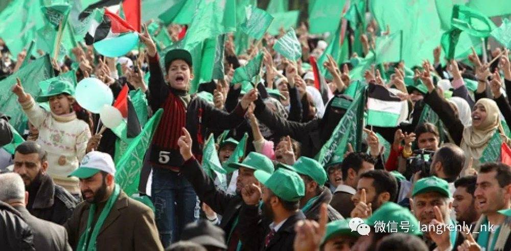 哈马斯支持者集会