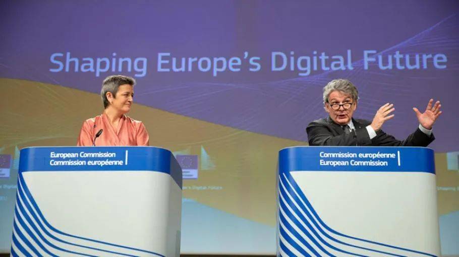 2021年3月欧盟委员会就《2030数字指南针》规划召开新闻发布会（来源：ecfr.eu）<br>