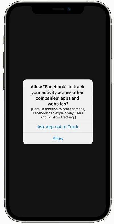 苹果要求应用程序在跟踪用户数据前征得用户同意（来源：apple.com）<br>