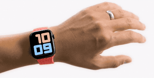 ▲苹果公布的新功能：支持用手部动作控制 Apple Watch