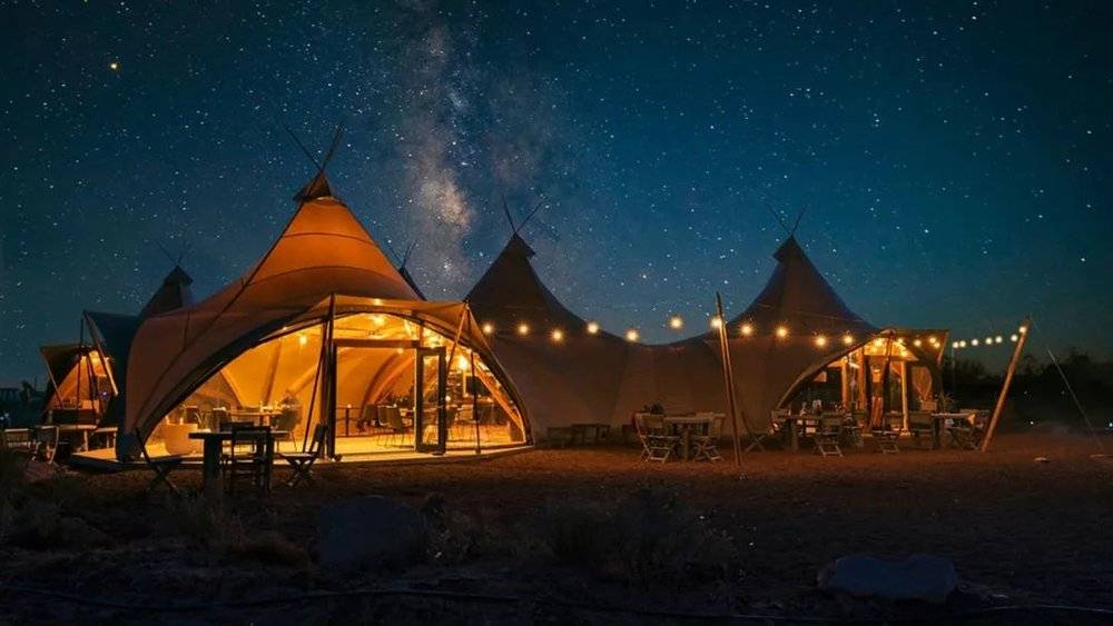 △Under Canvas Moab的星空。/unsplash<br>