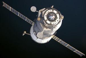 “国际空间站”航天员拍摄的俄罗斯进步M-M货运飞船<br label=图片备注 class=text-img-note>
