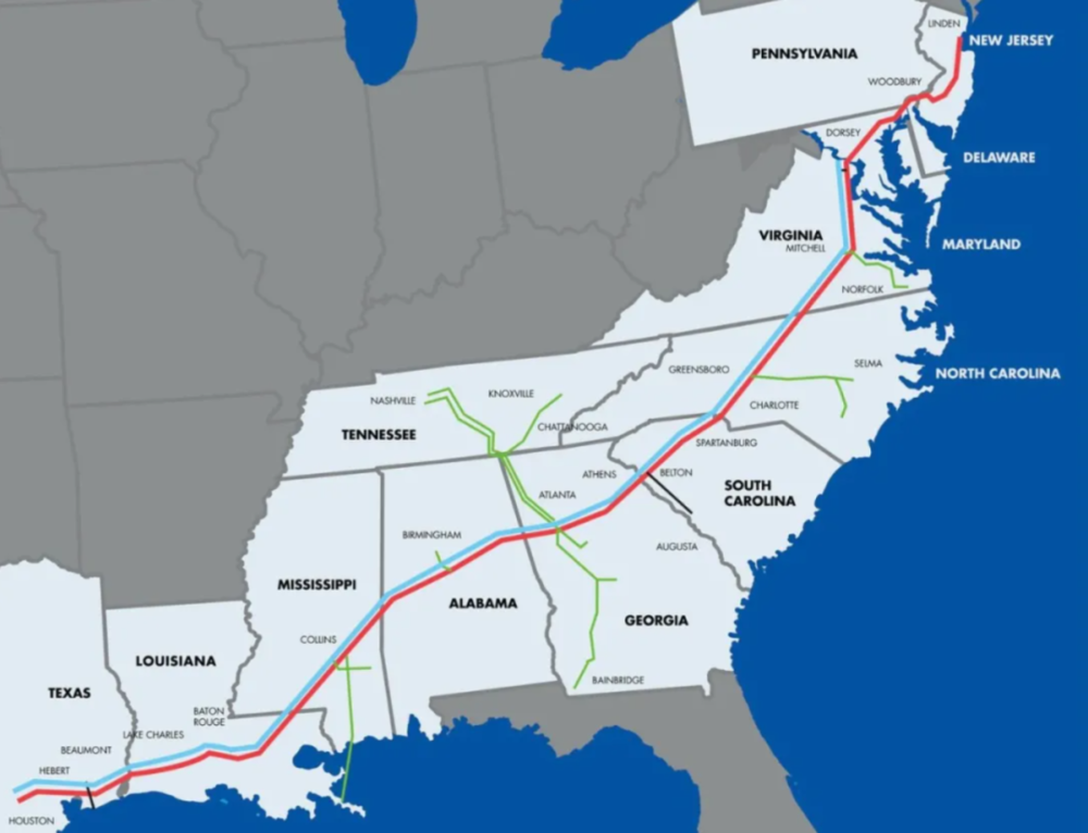 一起网络攻击迫使Colonial Pipeline绵延5500英里的庞大州际系统关闭，该系统负责将汽油和喷气燃料从德克萨斯州运输到纽约州<br label=图片备注 class=text-img-note>