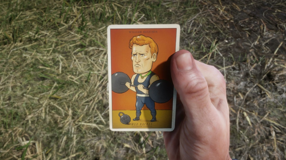 故事背景在19世纪西部的游戏《荒野大镖客2》里有一个奖杯就是收藏卡牌