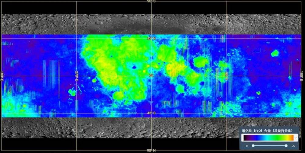 月亮女神号多光谱相机获取的月球氧化铁的质量分布 | Quickmap/MI<br label=图片备注 class=text-img-note>