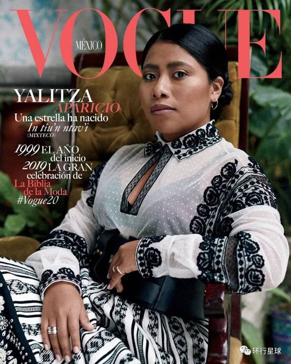 耶莉莎2019年1月登上墨西哥《时尚》杂志的封面。<br>