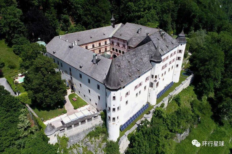 特拉茨伯格城堡俯瞰图，图：wiki