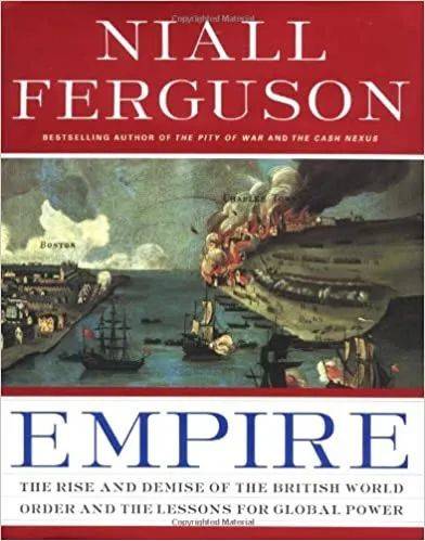 尼尔·弗格森《帝国》英文版封面（来源：amazon.com）<br>