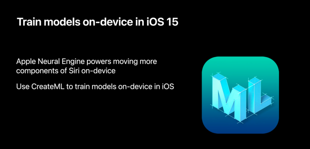 在 iOS15，开发者可以利用 CreateML 工具在 iPhone 本地训练机器学习模型 | WWDC