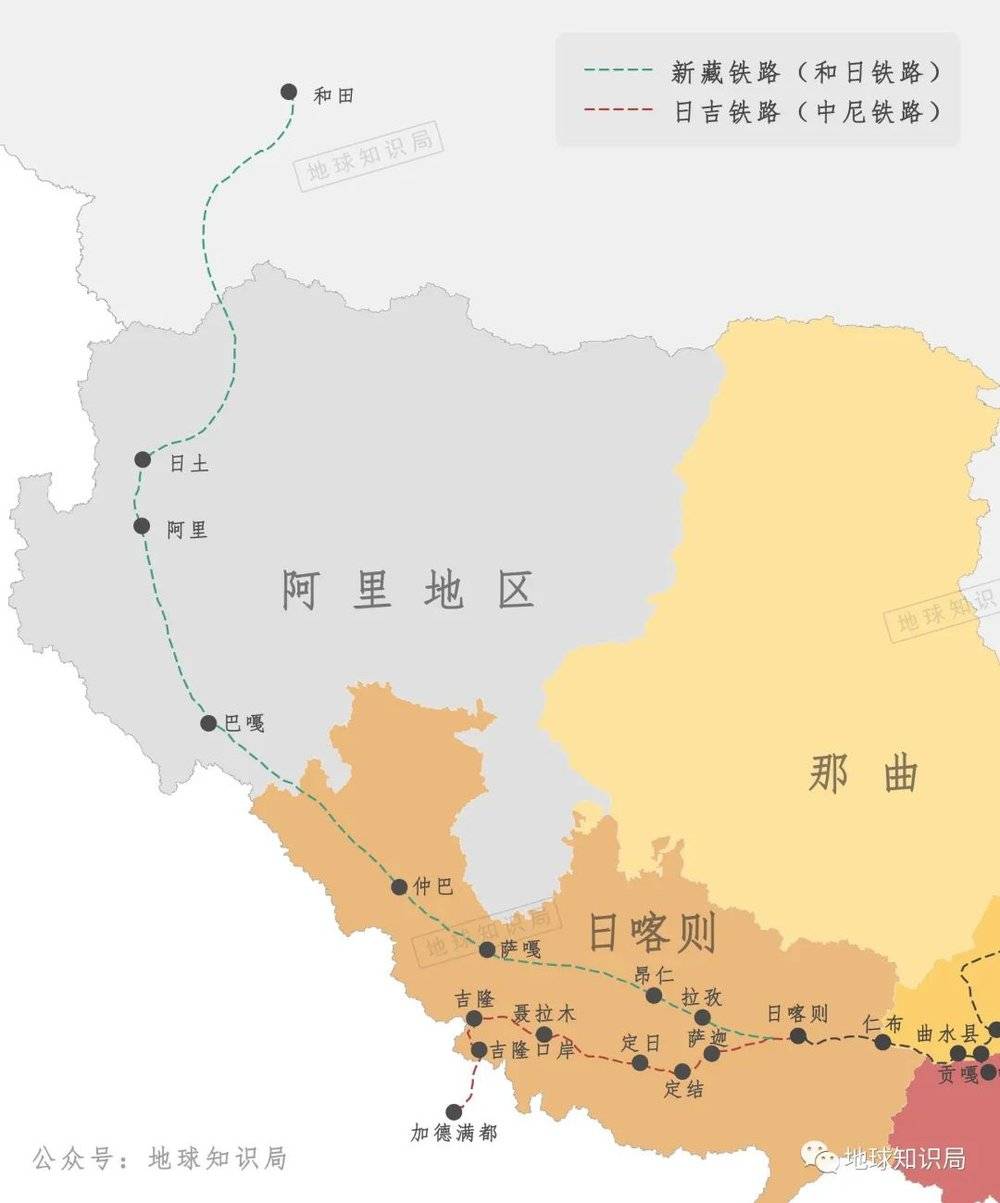 这就需要长期规划中的新藏铁路了