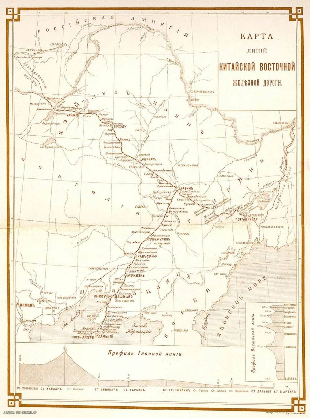 中东铁路地图