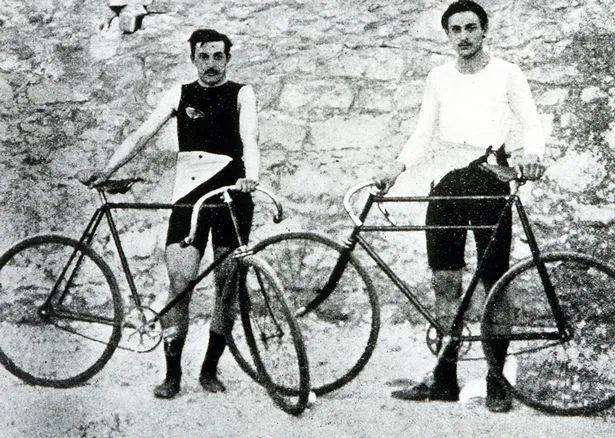 1896年的奥运会自行车比赛<br>