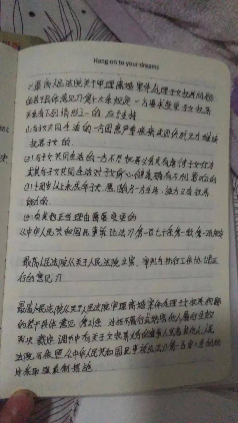 李林秀的法律笔记 图：受访者