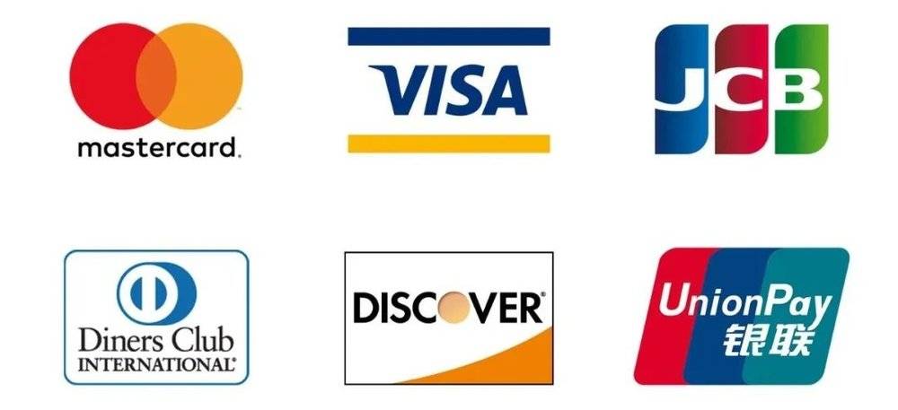 除了日本 JCB 和中国银联，其它几大信用卡组织都来自美国<br label=图片备注 class=text-img-note>