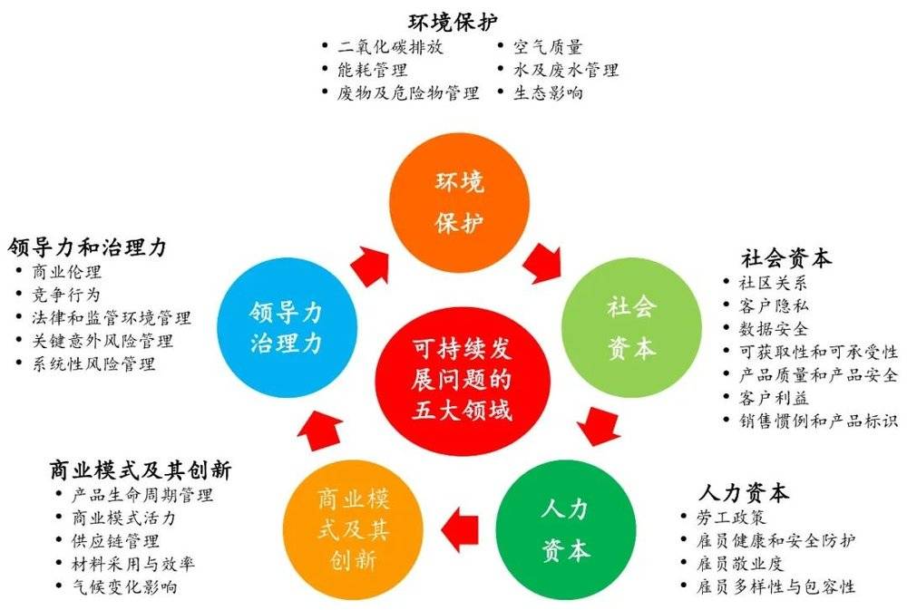 图3  SASB五维度报告框架