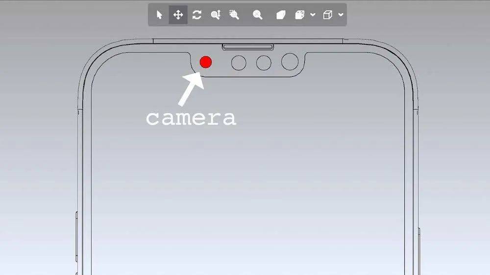 iPhone 13 Pro CAD图<br>