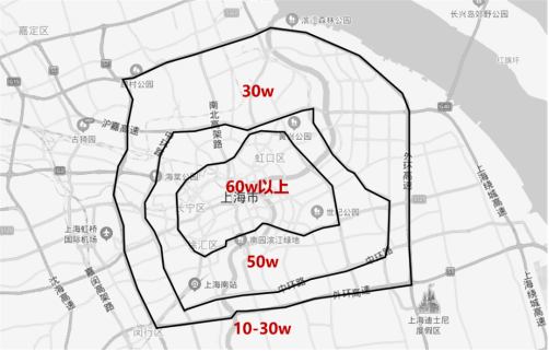 上海车位价格地图<br>