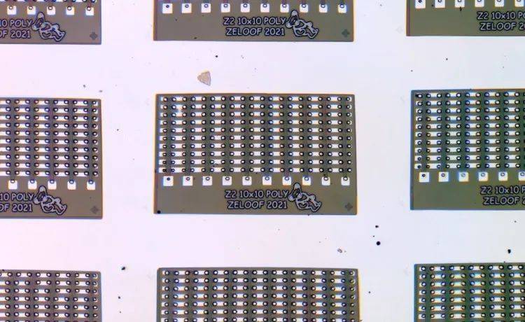 Z2芯片上的晶体管阵列