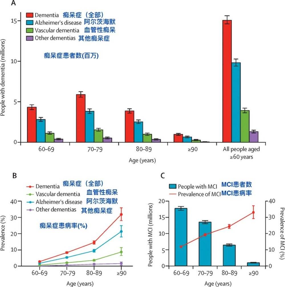 中国痴呆症数据<br>