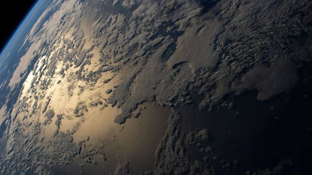 Viewing Earth from the Space Station.