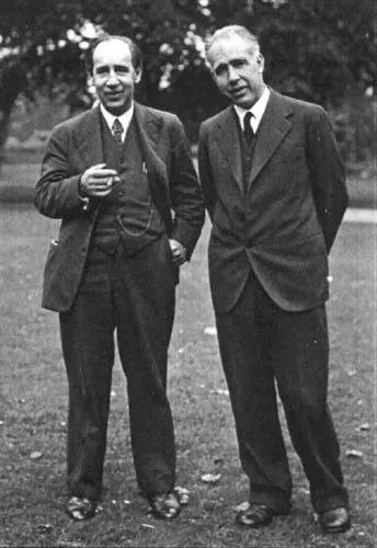 哈拉德·玻尔（左）和他的哥哥尼尔斯·玻尔（Niels Bohr，1885-1962）丨图源：MacTutor History of Mathematics Archive<br>