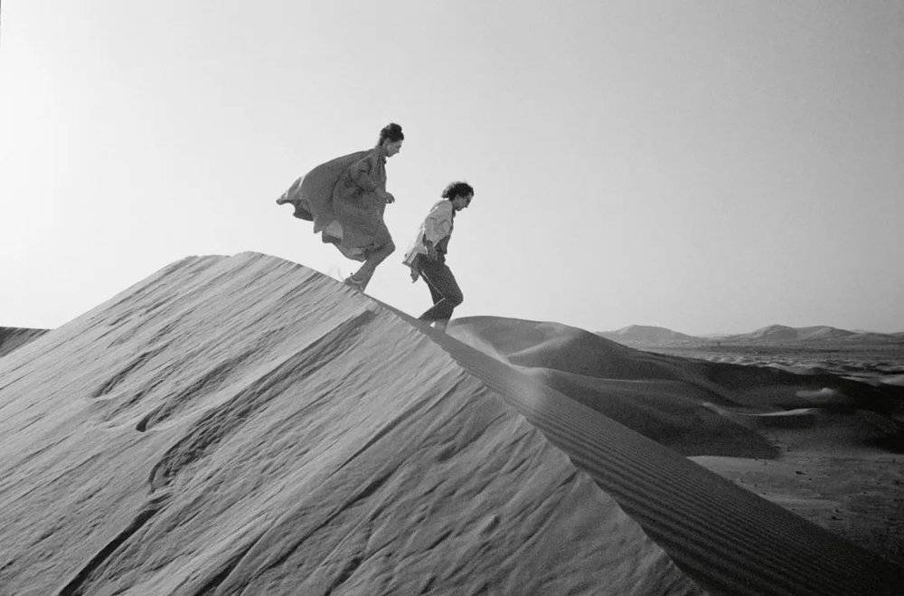 Christo and Jeanne-Claude,Photo: Wolfgang Volz © 1982 Christo