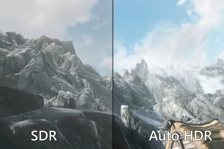 ▲利用新的自动 HDR 功能将画面转换成 HDR. 图片来自 windowsreport.com / 微软官方 Twitter