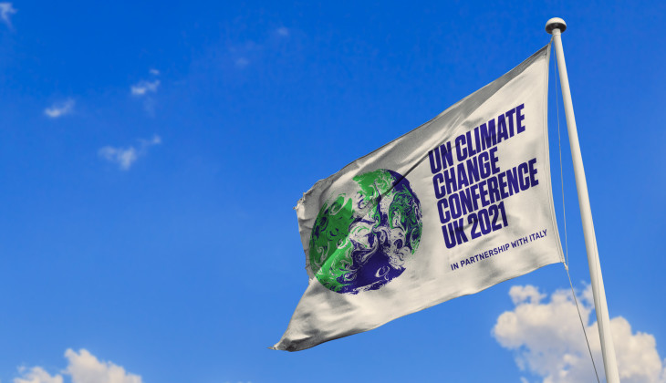 ● 格拉斯哥COP26会旗