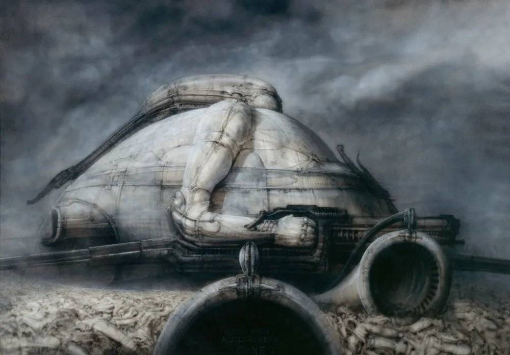 吉格（H.R. Giger）为《沙丘》做的概念设计<br>