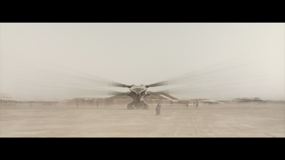 《沙丘》中的飞机，酷似蜻蜓<br>