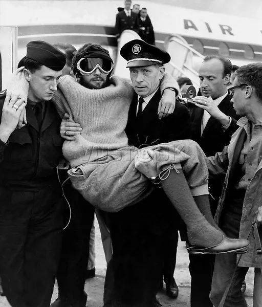 1962年9月17日，抵达巴黎-奥利机场的西弗尔。<br>