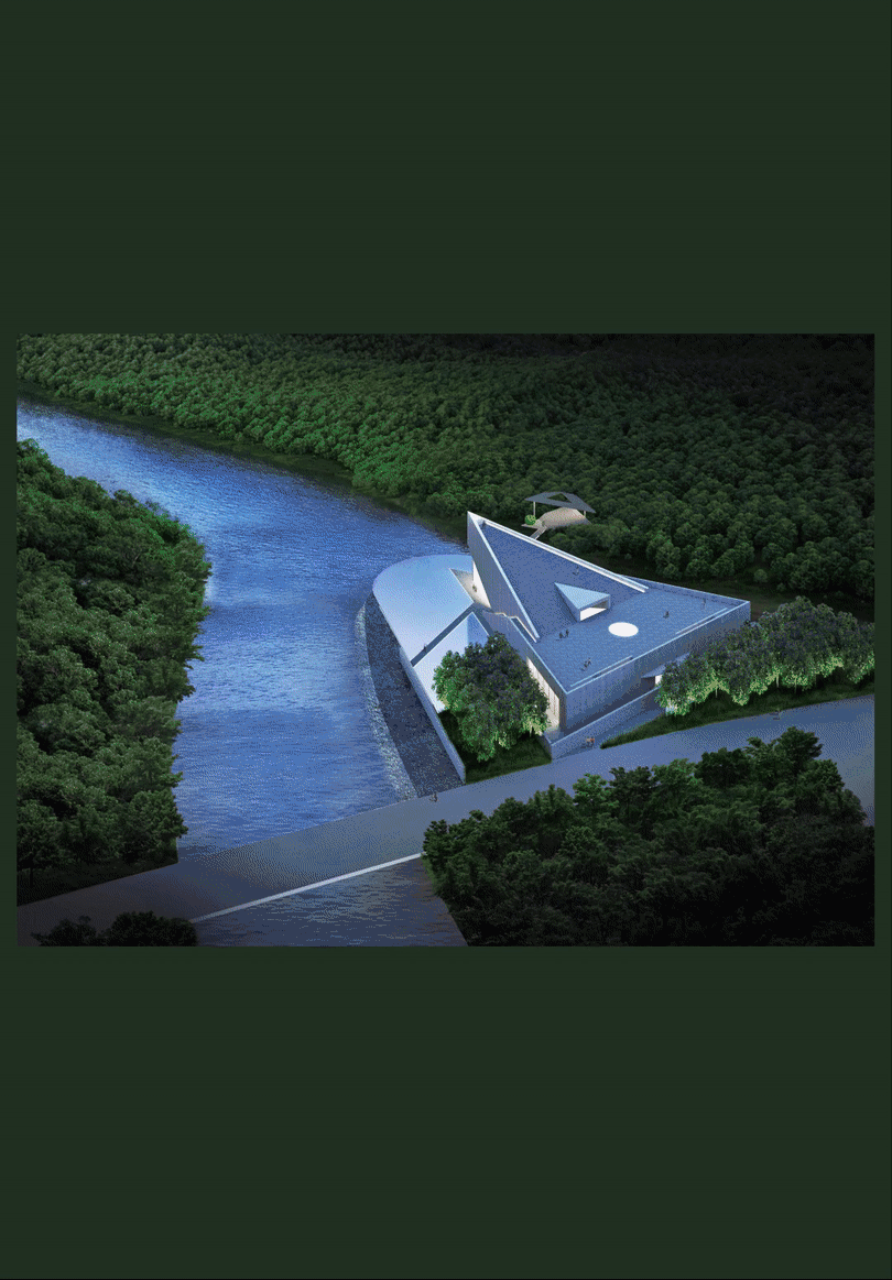广东河源即将开放安藤忠雄教堂最终曲-诗之教堂。安藤忠雄认为这是一块只有在这里才能出现的，超越以往的建筑和自然融合的作品。图片来自：安藤忠雄建筑研究所