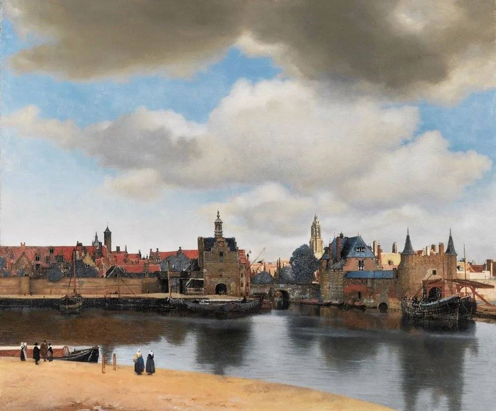 维米尔的《代尔夫特景观》，是普鲁斯特最喜欢的画。<br>