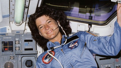 美国历史上第一位进入太空的女性航天员萨莉·赖德。图源：NASA