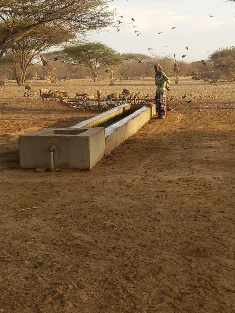 ● Sabuli保护区内现在的储水设施 / 受访者提供<br>