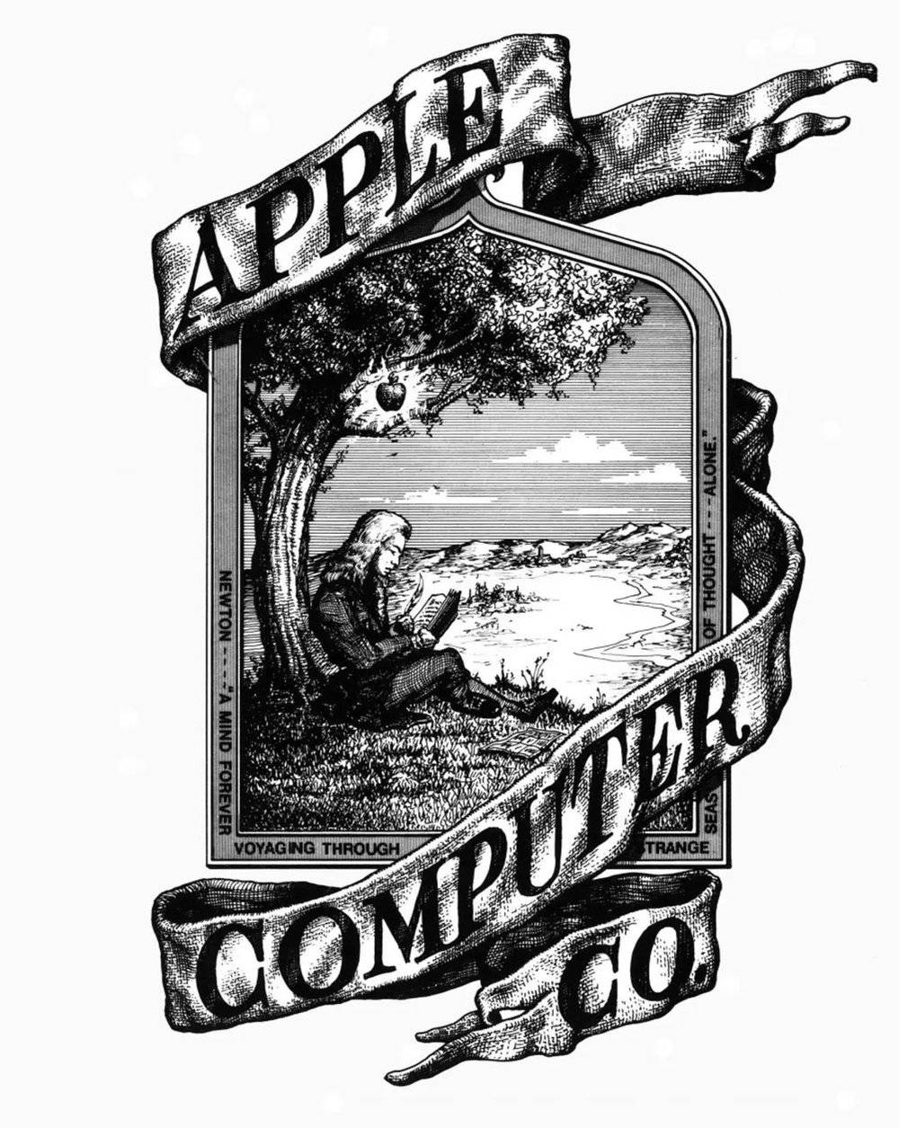 ▲苹果早期 Logo