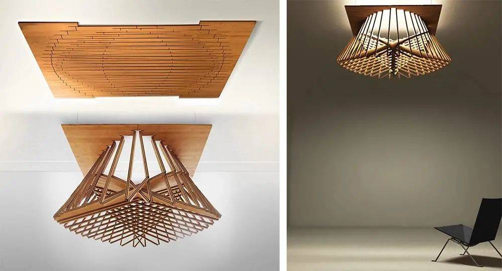 “Rising Furniture”家具系列中的灯具. 图片来自：Robert van Embricqs 官网<br>